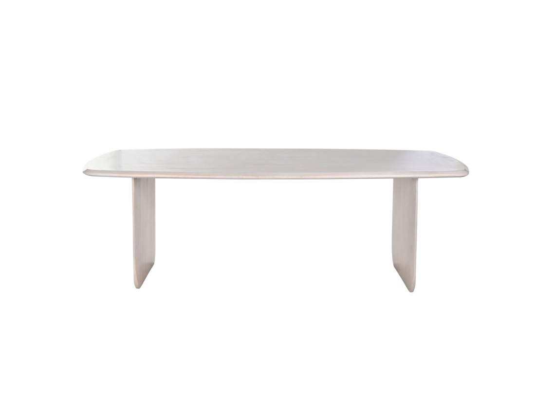 Mesa Comedor Mango Blanco 218x100x76cm