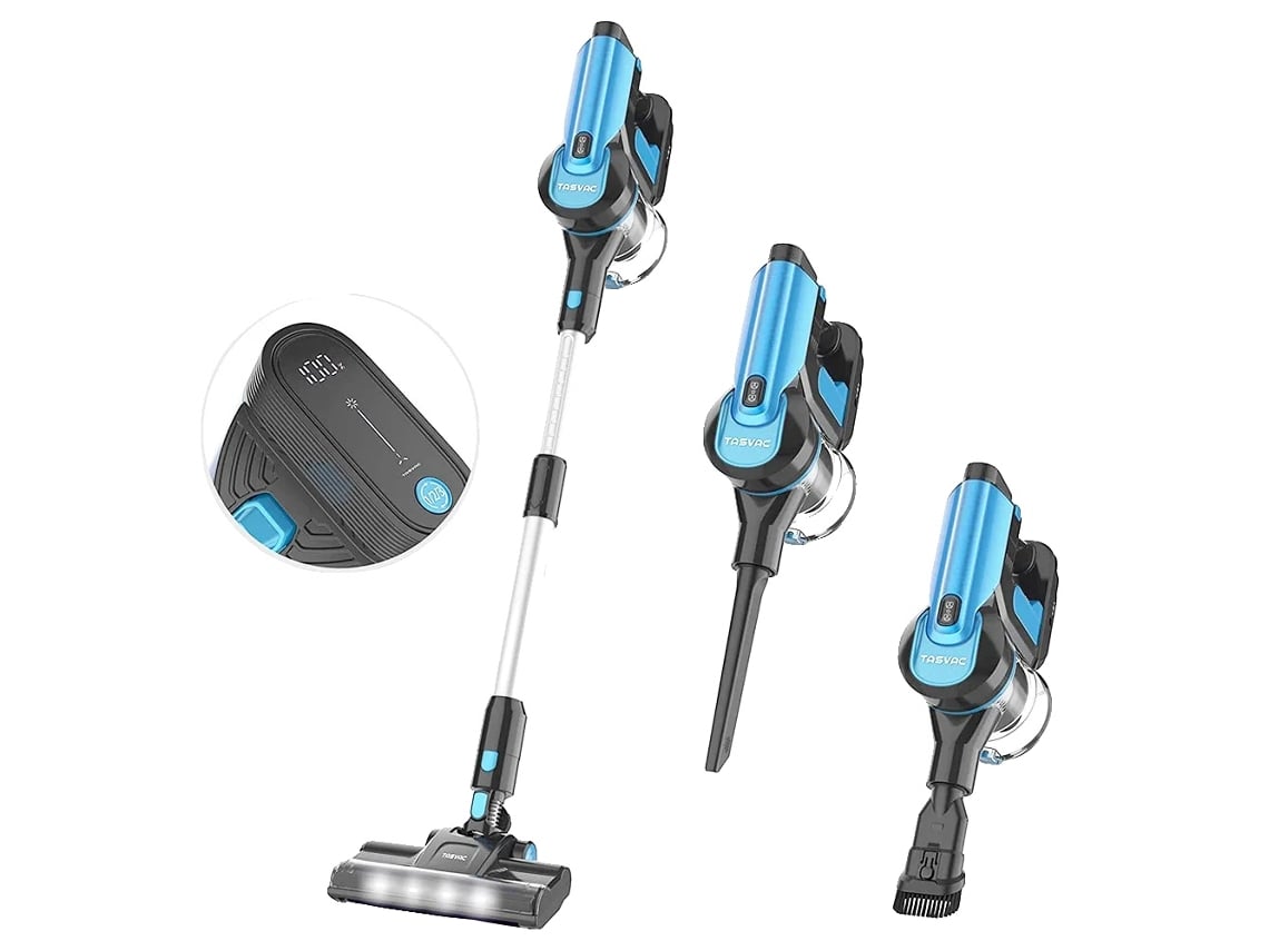 Aspiradora inalámbrica 23kPa 50 min autonomía azul OEM