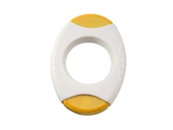 Cortador de cáscaras de huevo creativo, abridor de huevos cocidos, separador de cáscaras de huevo, herramienta para hueveras, Rosewell amarillo
