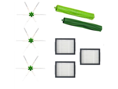 7 piezas de recambio de aspiradora, cepillo lateral de filtro Hepa para Irobot Roomba E5 E6 I7 I7, accesorios para aspiradoras