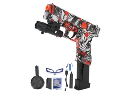 Ymsl Juguete De Disparo De Bolas Gel Eléctrico Splatter Ball Con 10000 Bolas Gel Para Juegos De Grupo Rojo Hxl