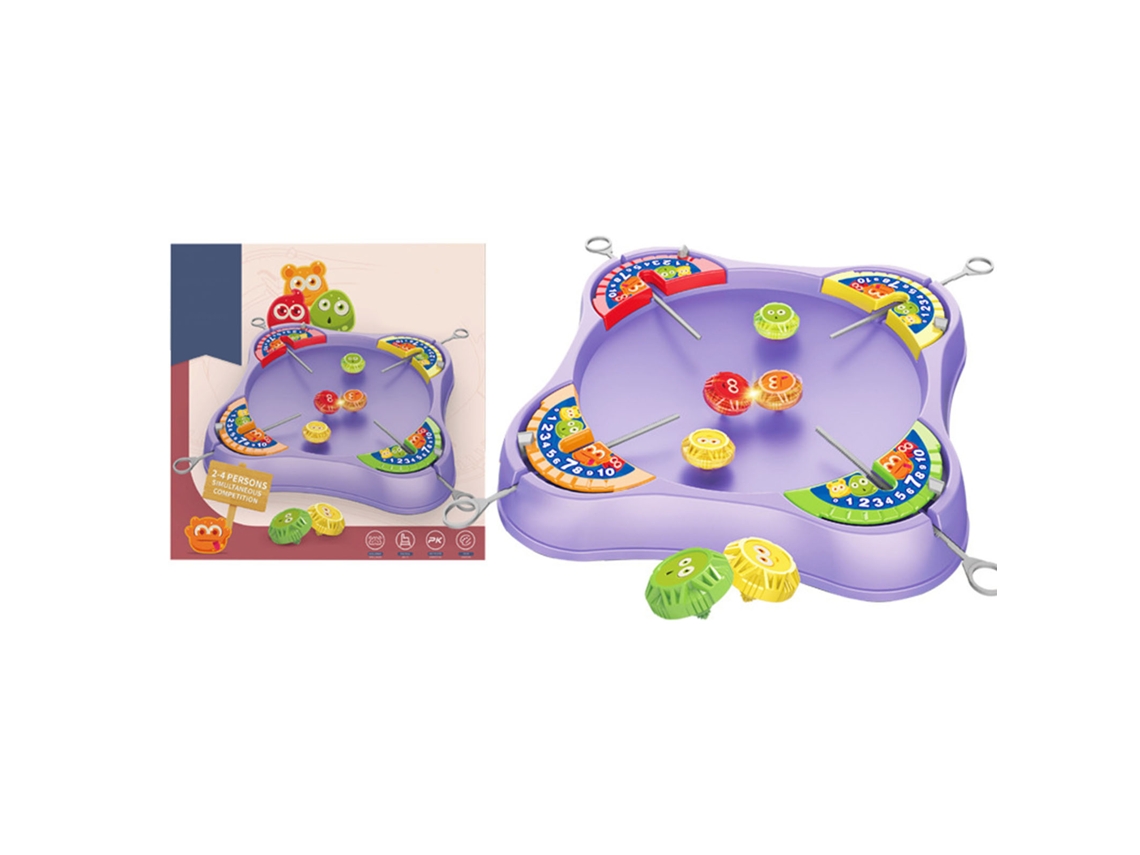 Trompo giratorio con giroscopio para niños, juego multijugador competitivo (sin marca)