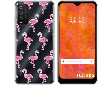 Carcasa TCL 205 TUMUNDOSMARTPHONE Flamenco Multicolor