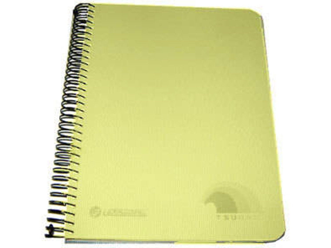 Cuaderno de Espiral TSUNAMI Amarillo (A5 - Cuadriculado - 160 Hojas)