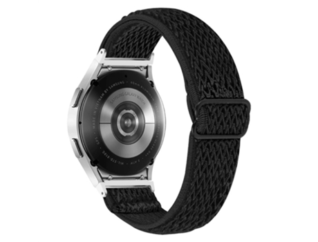 Correa de nailon elástico trenzado para Samsung Galaxy Watch 5 40mm/44mm/Watch 5 Pro 45mm - negro
