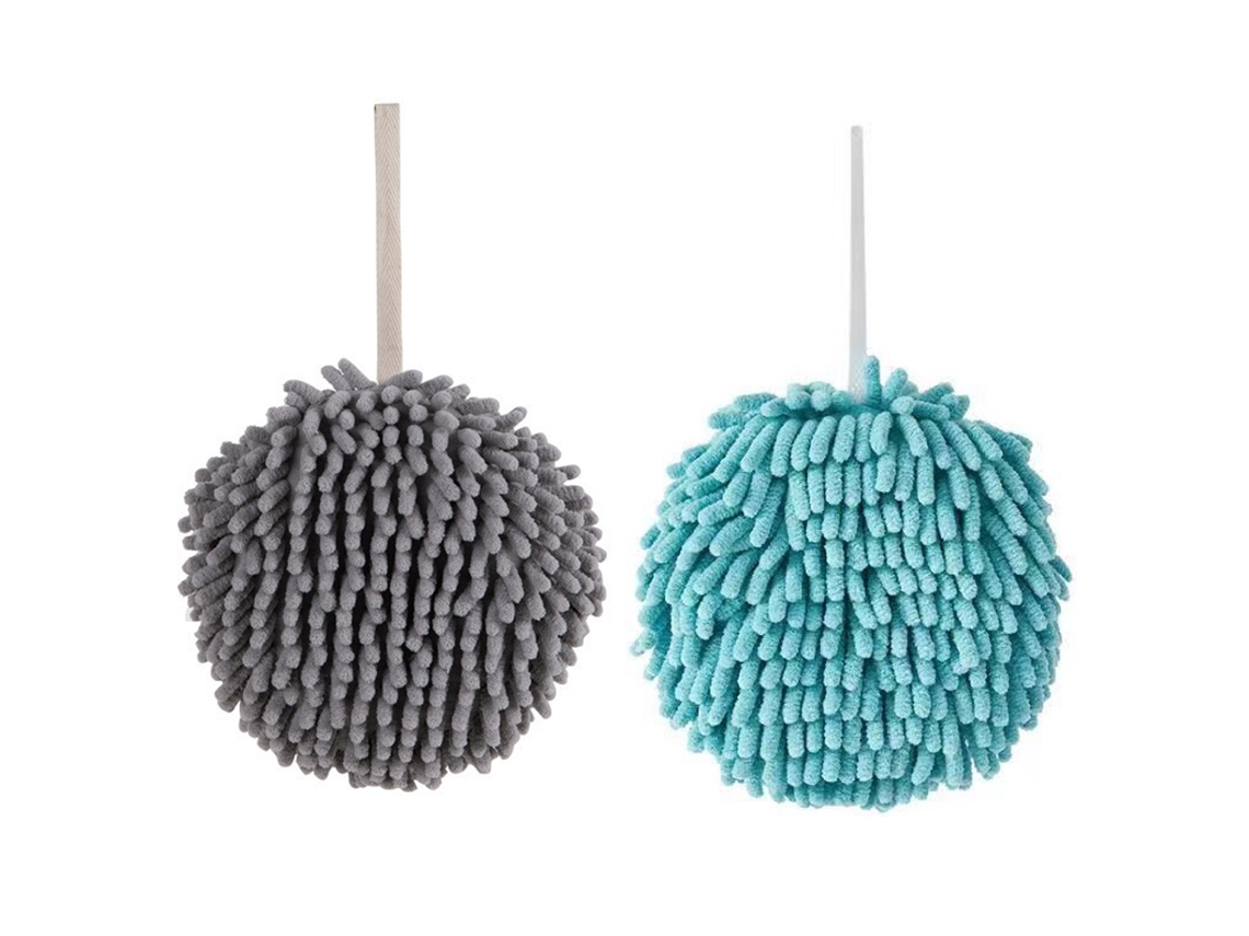 2 Toallas De Mano De Chenilla (microfibra)