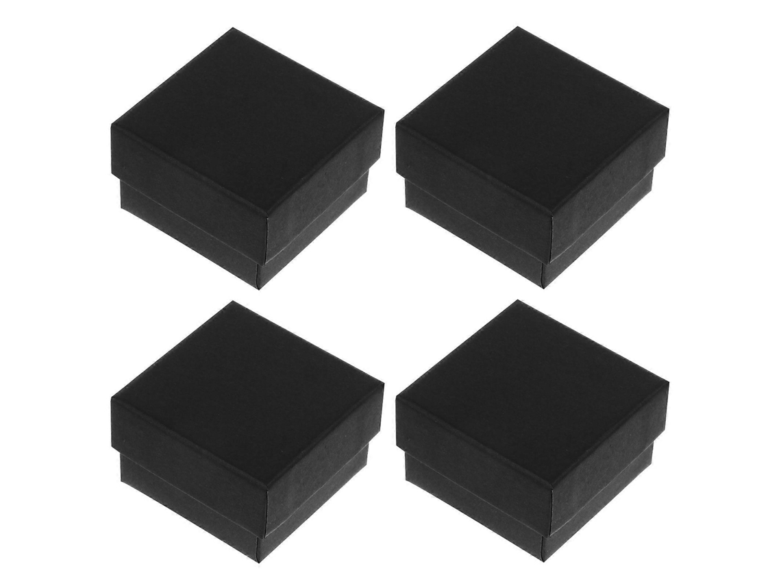 Juego de 24 cajas de papel kraft negro para envolver regalos. Hengjian