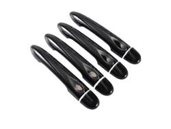 Cubierta de manija de puerta para Renault Megane 3 Mk3 2008-2016, negro brillante