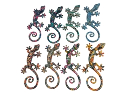 Signes Grimalt BY SIGRIS - Lagarto Trencadís Pack 8 Unidades Cocina Utensilios Multicolor - 2x2x2 cm