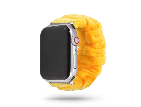 Correa Apple Watch Series 3 38Mm Pulsera Scrunchie Amarillo