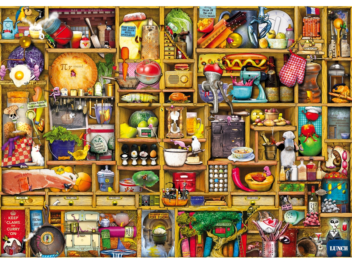 Ravensburger Colin Thompson Kurioses Küchenregal Puzzle de 1000 Piezas