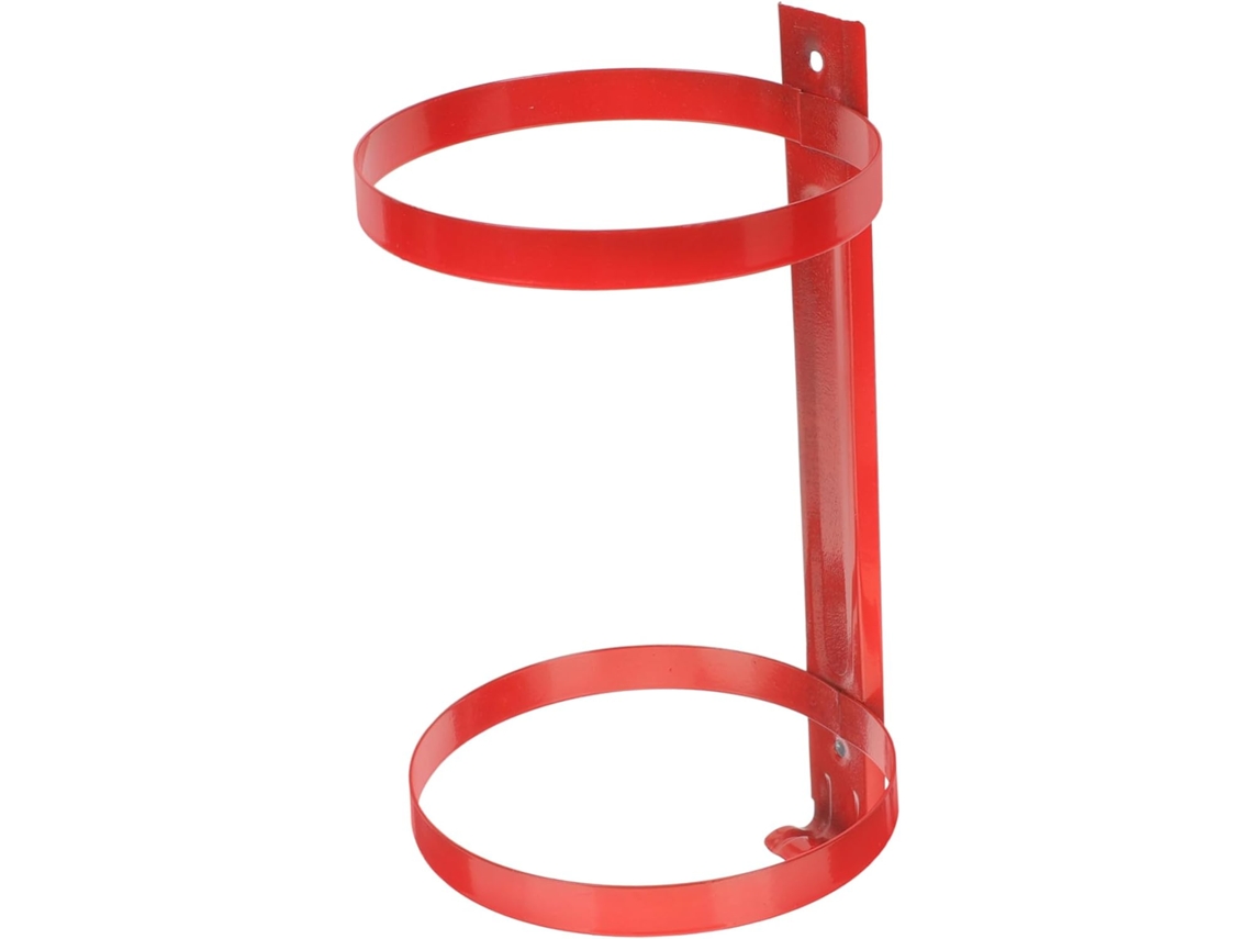 Soporte De Pared De Acero Inoxidable De Alta Resistencia Para Extintor De Incendios Con Gancho De Fijación Seguro.