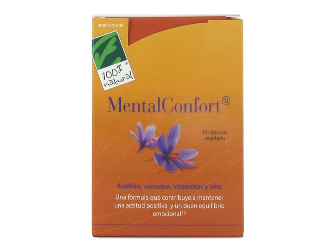 Suplemento Alimentar 100% NATURAL Mentalconfort 30 Vcap (180 Cap)