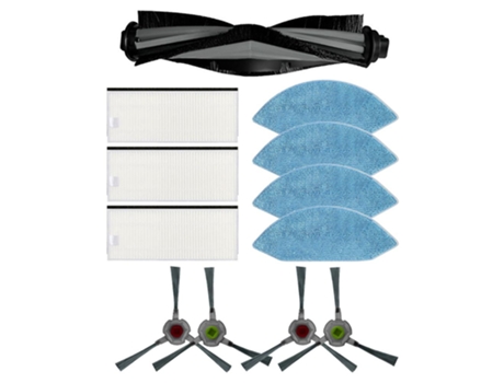 Kits de pano de escova lateral principal com filtro hepa para ecovacs deebot ozmo u2/dgn22
