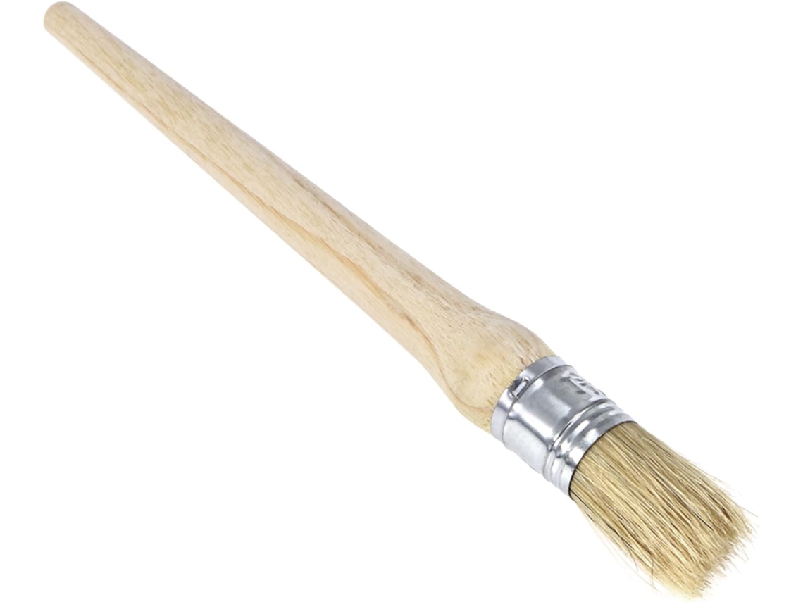 Brocha Profesional De Cerdas Naturales De Cabeza Ancha Para Cera De Madera