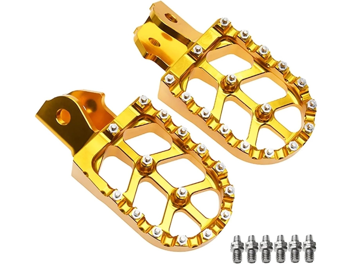 Reposapiés Pilot De Aluminio Mecanizado Para Motocicleta Bicicleta