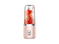 Mini Exprimidor, Taza Individual Rosa - Exprimidor De Cítricos Eléctrico Portátil De 300 Ml con Carga USB para Jugo De Frutas, Limón, Orán YWEI