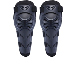 Rodilleras Ajustables Para Motocicleta Con Cubierta Protectora Para Motocross Y Monopatín Para Adultos, Color Negro.