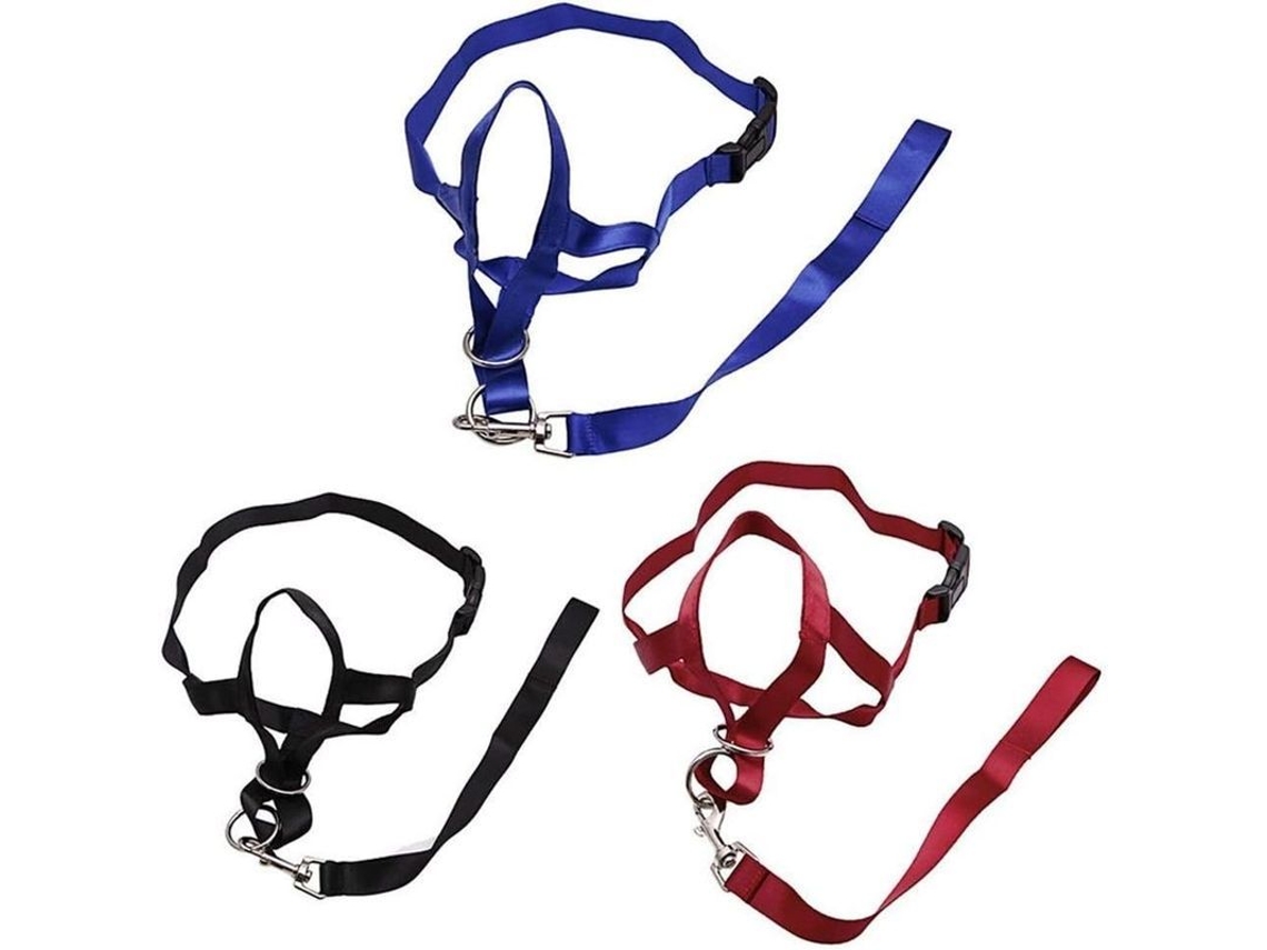 2026-collar De Cabeza Acolchado Para Perro, Arnés De Entrenamiento, Herramienta Para Detener El Tirón Talla M 3 Piezas