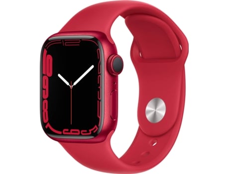 APPLE Watch Series 7 GPS 41 mm (Product) Red con Correa Deportiva (Product) Red
