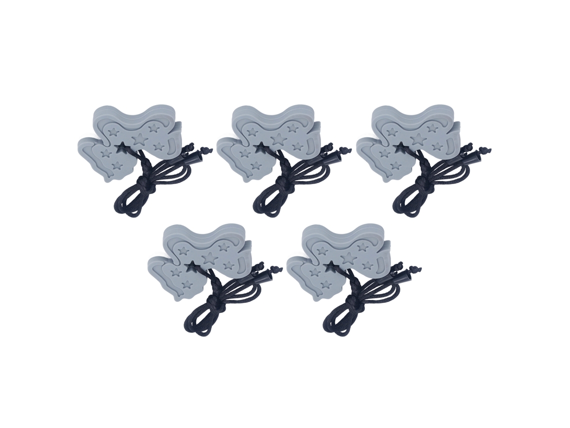 Collar de silicona para la dentición de bebés, juguete sensorial para la dentición, set para la dentición