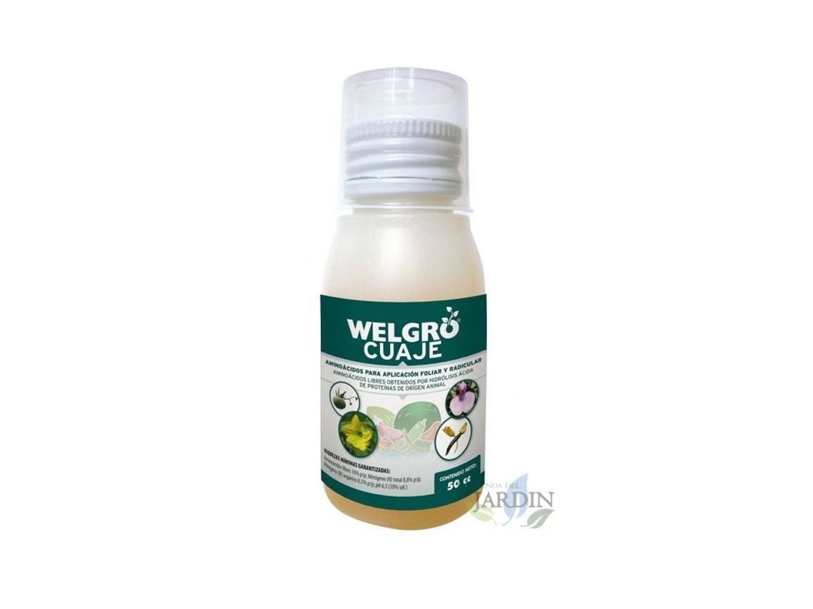 Welgro Cuaje 50Cc Aminoácidos para Aplicación Foliar Y Radicular SUINGA