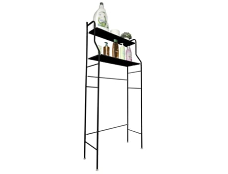 Estante Multiusos para Lavadora 2 Alturas Nyana Home Negro
