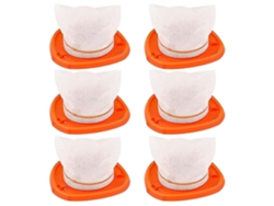 Paquete de 6 filtros de repuesto para aspiradoras de mano Blackdecker Hnvcf10