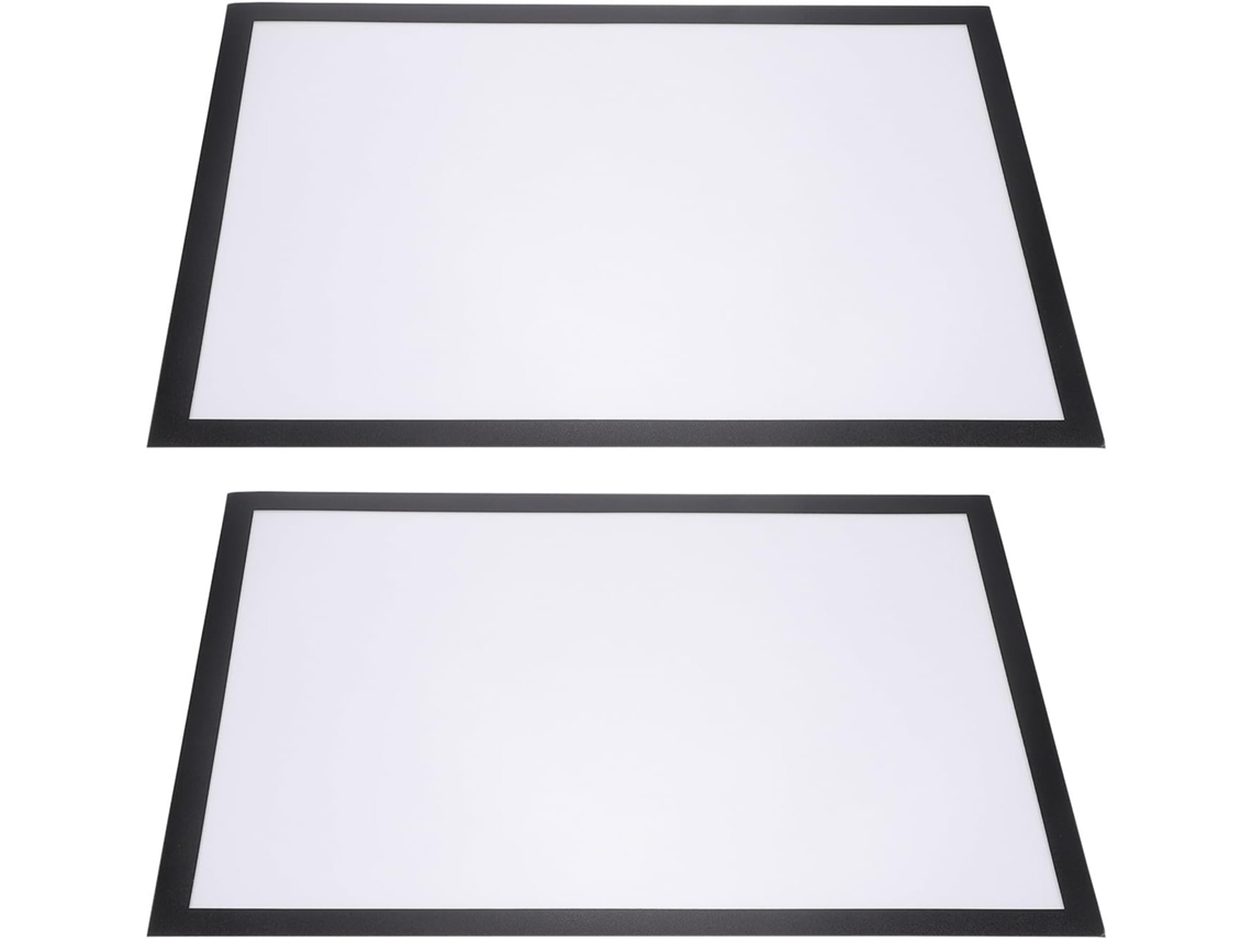 Juego de 2 marcos magnéticos adhesivos de plástico para fotos y pinturas - Marco magnético creativo para decoración de pared - GOKOCO