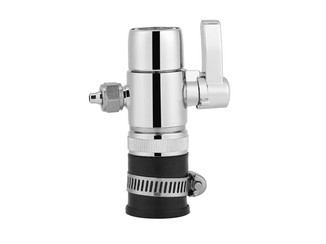 KOFIHETY Adaptador Universal para Grifo de Filtro de Agua 1/4 pulgada, Válvula Divisora de Salida