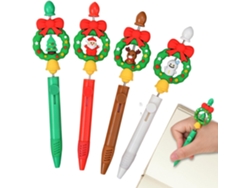 Bolígrafos De Gel Retráctiles Navideños | Para Papelería