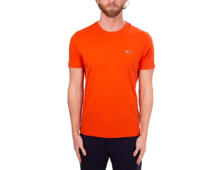 Camiseta de Hombre NAPAPIJRI Naranja (S)