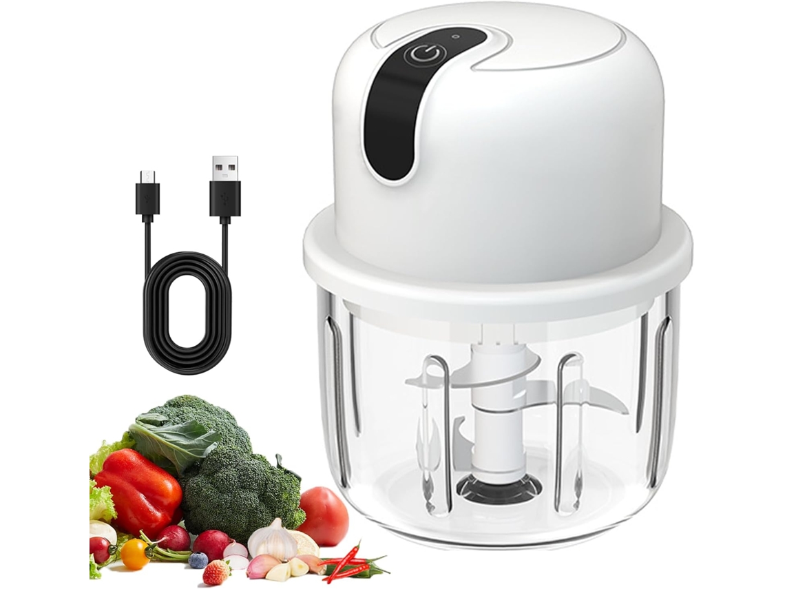 Cortador De Cebollas Eléctrico De 350 Ml Con Usb, Pequeño, Para Cocina Y Carne.