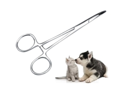 Pinzas Para El Cuidado De Las Orejas De Perros Con Cierre Antideslizante, Acero Inoxidable, 12,5/14 Cm