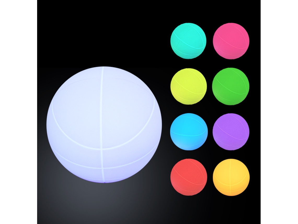 Lámpara Led Ambiental Con Forma De Balón De Baloncesto, 3 Modos De Luz, 8 Colores, Decoración Para Habitación Infantil, Regalo Para Gamers.