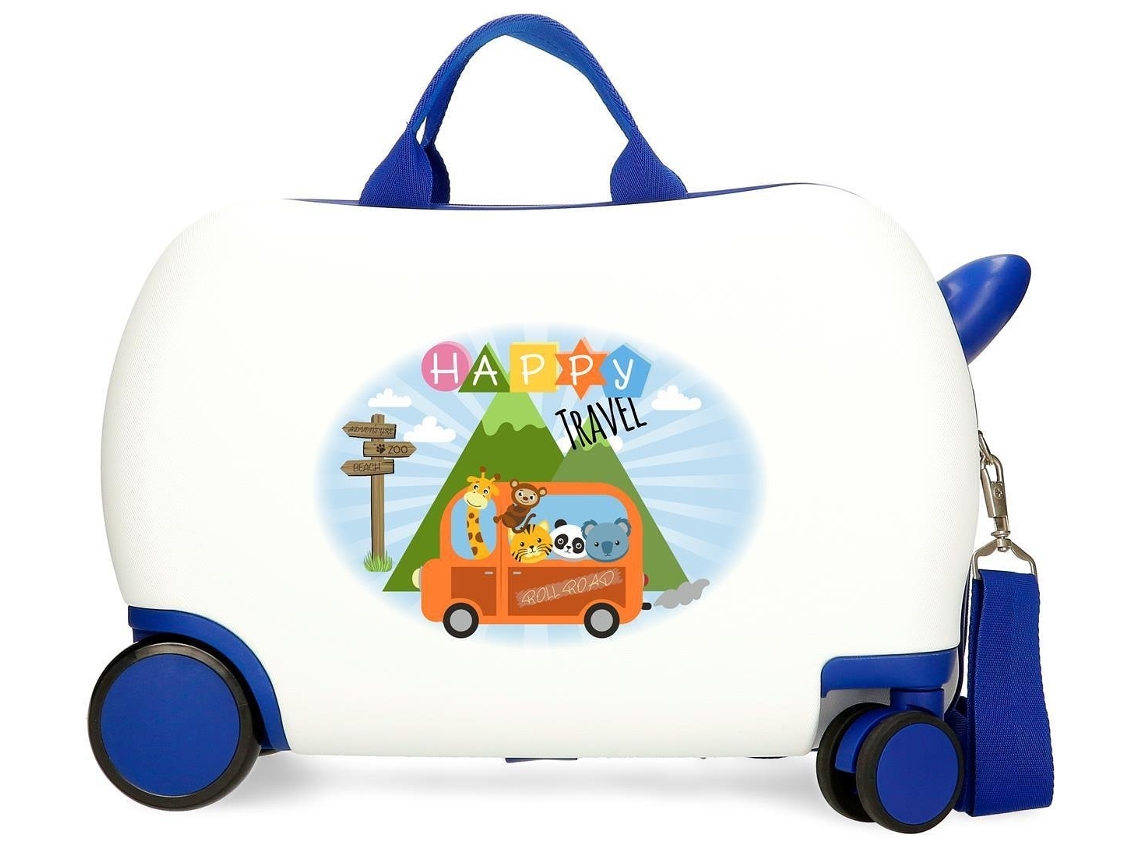 Maleta de Viaje Infantil ROLL ROAD Ride-On Little Me Multicolor (41x34x20cm - 25 L)