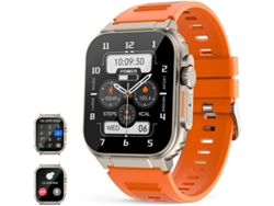 Reloj inteligente K02 con pantalla HD de 2.0 pulgadas y monitor de frecuencia cardíaca para deportes al aire libre. Yizhood
