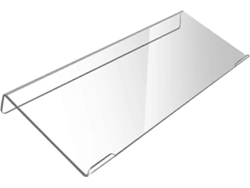 Soporte De Teclado Inclinado De Acrílico Transparente Premium Para Ordenador