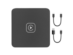 Adaptador Inalámbrico Universal 2 En 1 Para Carplay Y Android Auto: Convierte La Conexión Por Cable En Inalámbrica.