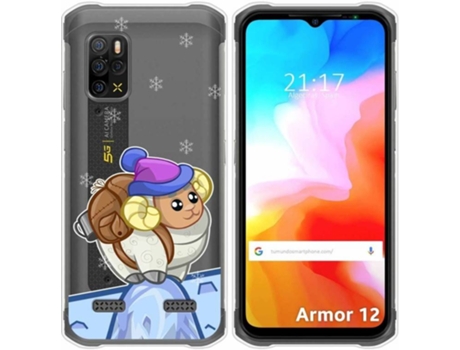 Carcasa Ulefone Armor 12 5G TUMUNDOSMARTPHONE Dibujos Transparente Cabra Multicolor