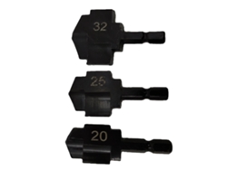 3 Brocas Para Tubos Hss, Con Recubrimiento De Titanio, De 1/4 De Pulgada, Para Productos De Plástico Ppr.
