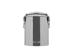 Cubo isotérmico, capacidad de 14 litros, acero inoxidable duradero.
