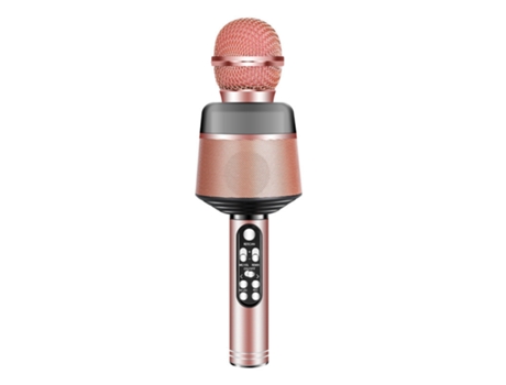 Micrófono TOPK de karaoke dorado SUNXINPIN