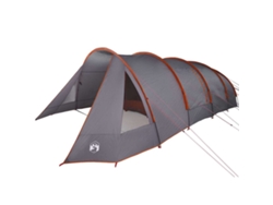 Tienda de campaña Vidaxl de tafetán gris resistente a los rayos UV (778 x 356 x 210 cm)