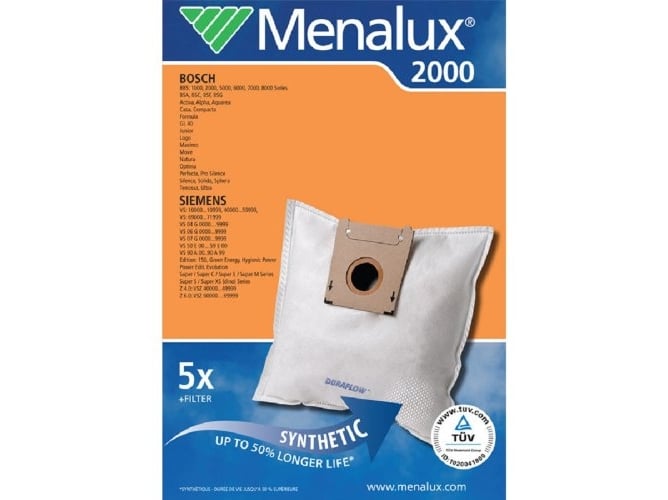 Bolsas para Aspirador MENALUX 2000 (5 unidades)