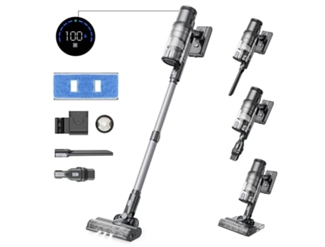 Aspiradora inalámbrica PROSCENIC P11 Mopping 35Kpa succión 0.65L cubo de basura sistema de filtración de 5 etapas batería 2000mAh