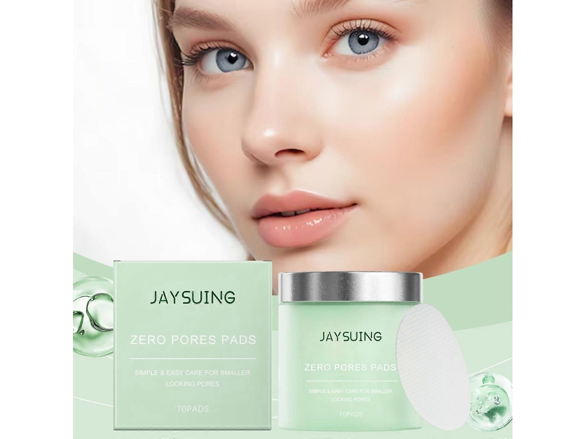 Discos exfoliantes Zero Pore con ácido láctico y salicílico - 70 discos para una limpieza profunda, hidratación y minimización de poros - TAISHENGDA