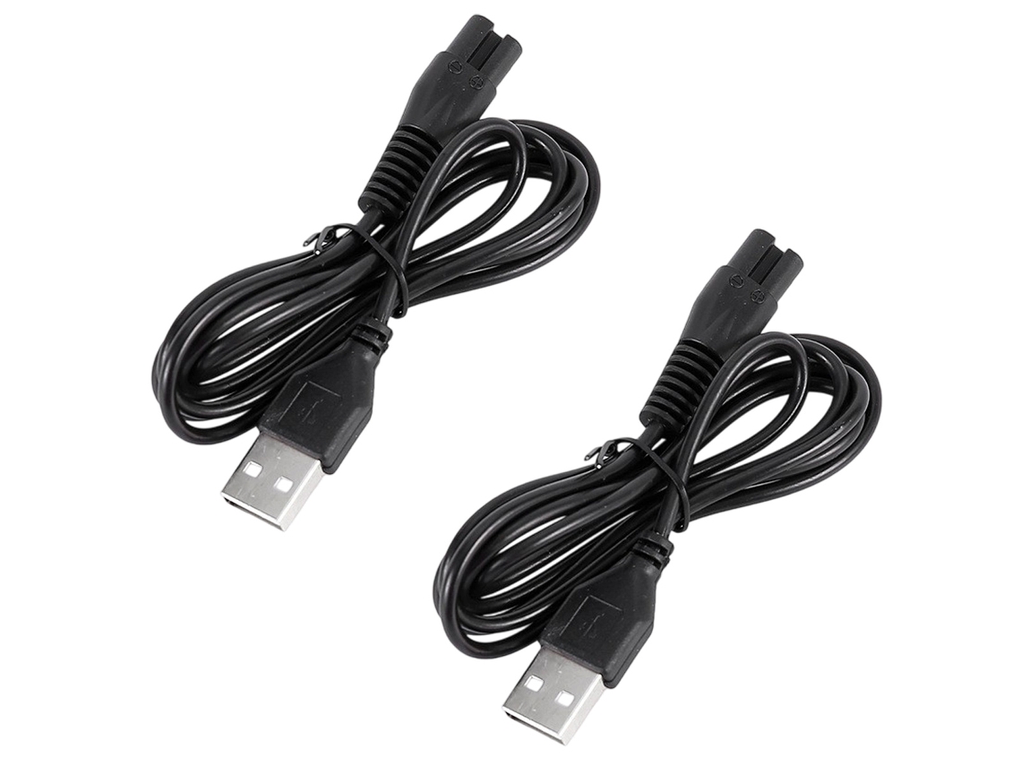 Cable De Carga Universal Para Afeitadora Resistente Al Desgaste, Cable De Alimentación Usb Para Afeitadora, Conector En Forma De 8, Alta Conductividad