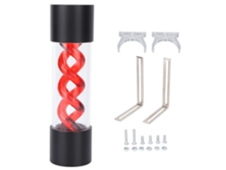 Depósito De Enfriamiento De Agua Para Pc Cilíndrico De Acrílico De 200 Mm Con 4 Agujeros Y Rosca G1/4 (reservoir Water Cooling)