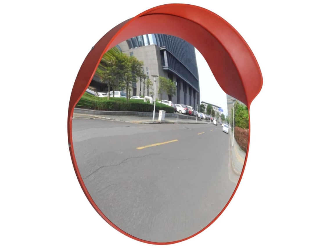 Espejo Transito Convexo para Exterior 60 cm Policarbonato Naranja